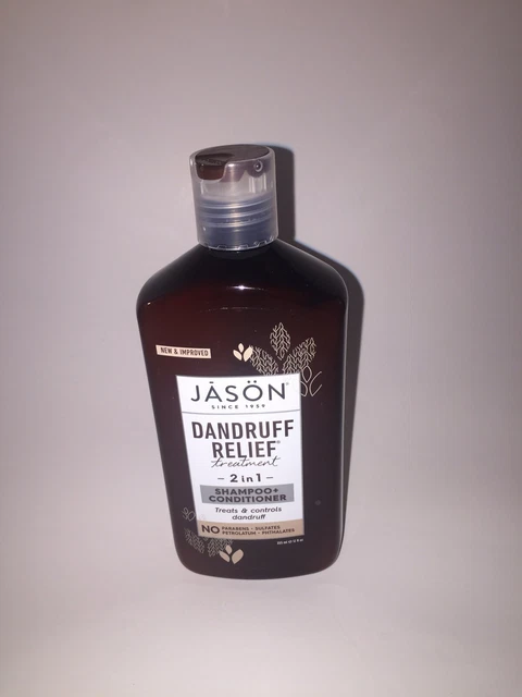 JASON NATURAL - Dandruff Relief 2 in 1 Treatment Shampoo + Conditioner - 12oz