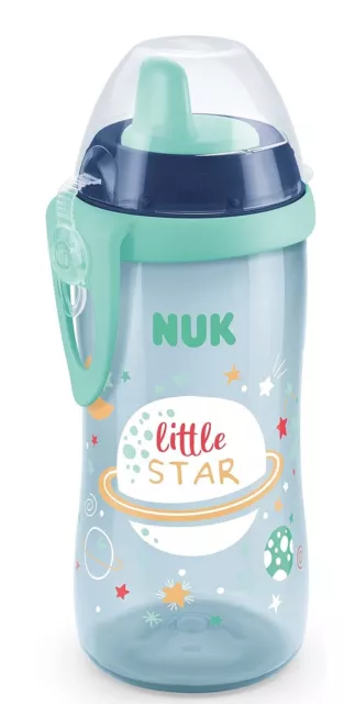 NUK Kiddy Cup Night Trinklernflasche mit Leuchteffekt 300 ml