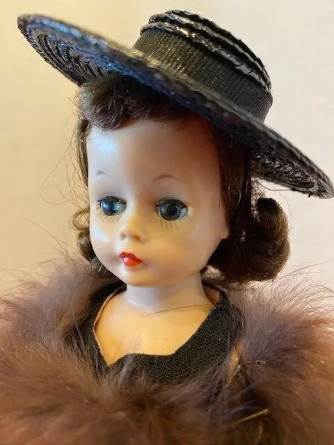 Vintage 1950's Madame Alexander Cissette Doll & Tagged Dress RARE Brunette!!