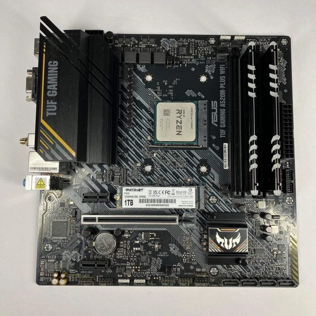 ASUS TUF GAMING A520M-Plus Wifi AMD Ryzen 5 5600X 16GB DDR4