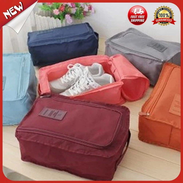 es Waterproof Shoes Bag Organizer Storage Pouch Pocket Packing Zipper Bag