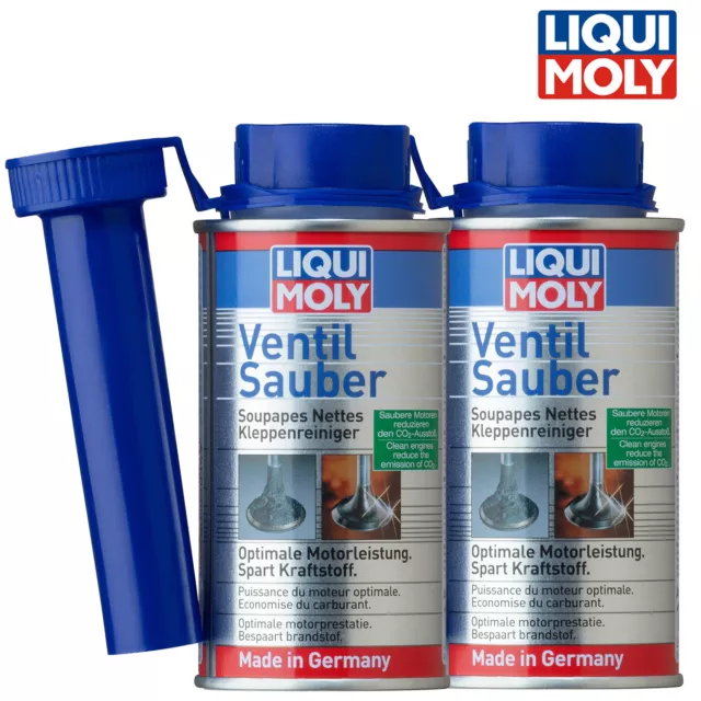 2x Liqui Moly Ventil-Sauber 1014 Kraftstoff-Additiv Benzinzusatz 150 ml