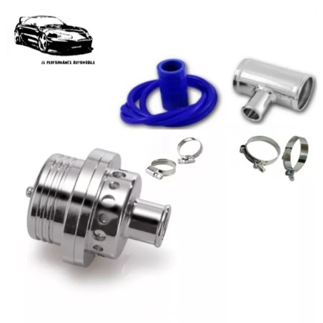 Dump Valve Double Piston avec Kit de montage Bleu pour Audi A3 1,8l Turbo 2