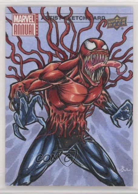 2020-21 Upper Deck Marvel Annual Sketch Cards 1/1 Marlo Martos L #SKT Auto x9h