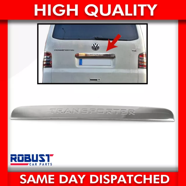 For Vw Transporter Rear Chrome Grab Handle Cover Tailgate Door Stainless Steel 2