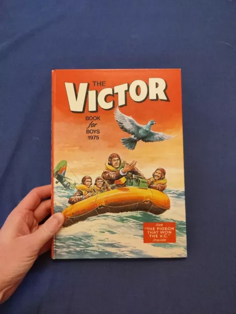 1975 The Victor Book For Boys Comic Book Annual. Unclipped. Very Good