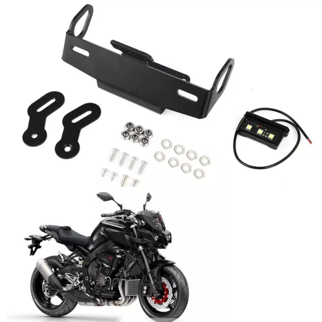 Motorcycle License Plate Holder Frame Bracket For Yamaha MT07/09/10 Tracer A