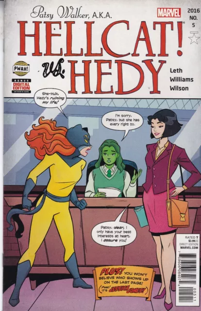 Marvel Comics Patsy Walker Aka Hellcat #5 June 2016 Fast P&P Same Day Dispatch