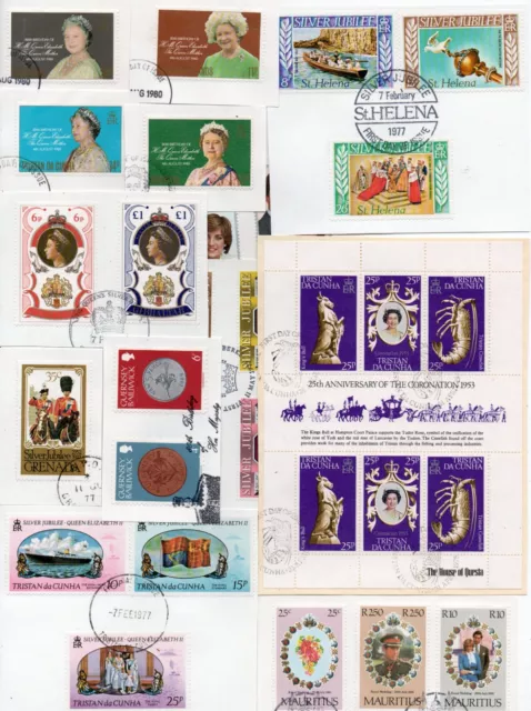 Lot De  Timbres Colonie Anglaise