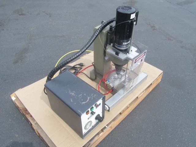 Taumel T-161 Orbital Riveter Riveting Machine W/ Controller & Air Clamp Jig