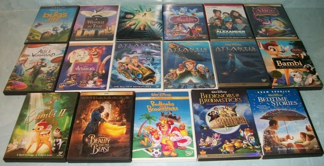 Disney DVDs #0 through L $2.95 - $3.95 - $4.95 You Pick, Buy More Save Up To 25%
