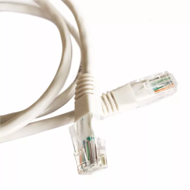 0,5 m - 20 m SCHNELL Ethernet Internet Netzwerkkabel Cat5e RJ45 Patchkabel Lot 2