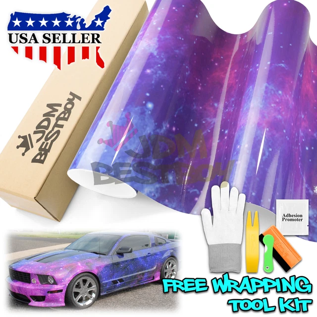 Galaxy Car Wrap Vinyl Cool Galaxy Vinyl Car Wrap – 20x60 Inches - Foto 10