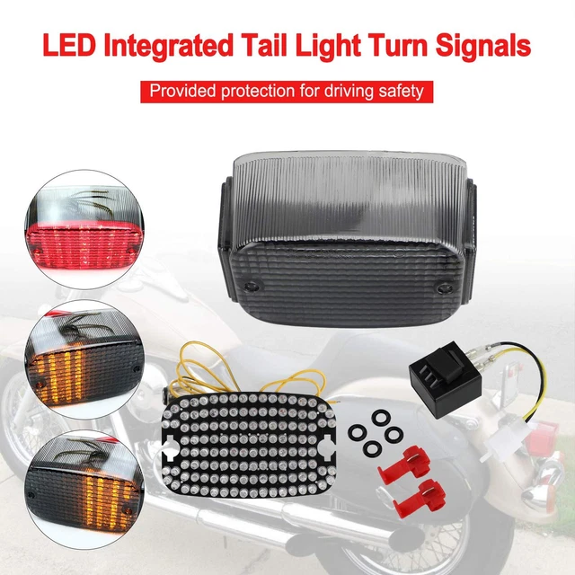 Led Tail Light Turn Signals For KAWASAKI Vulcan 800 Classic 1500 VN-15 VN400