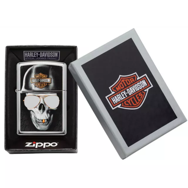 Harley-Davidson Zippo HD Edgy Skull 3