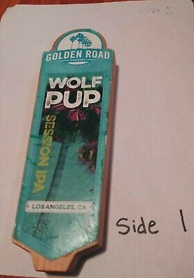Golden Road Brewing- Wolf Pup Session IPA beer tap handle