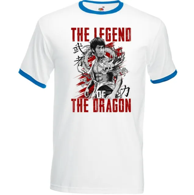 T-shirt uomo arti marziali Legend of the Dragon MMA allenamento top palestra 3