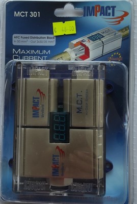 Y Ciare DISTRIBUTORE DI CORRENTE CON PORTAFUSIBILI CIARE YPF005 4 INGRESSI 4 USCITE 
