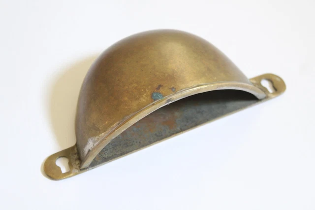 antique brass holder | victorian wall holder deco bathroom primitive pullman vtg 2