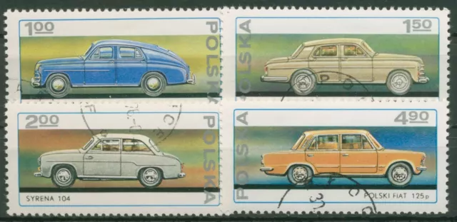 Polen 1976 Automobile Fabrik FSO Warschau 2467/70 gestempelt