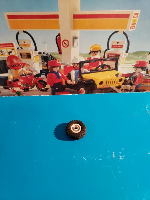 Pneu Pour Station Essence / Service Shell Playmobil 3437