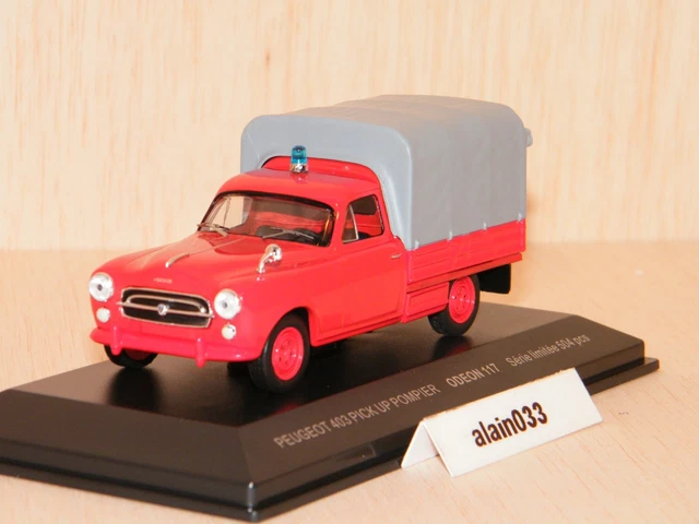 Peugeot - 403 Break Tolé Pompiers - Verem - 1/43 - Autos Miniatures