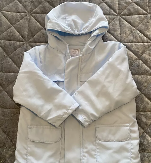 Emile et Rose Benji Blue Hooded Jacket-  12 Months