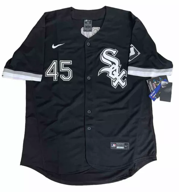 Michael Jordan Chicago White Sox Men Large 44 L New Black RARE Jersey Stitched