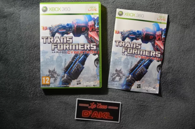 Transformers La Guerre pour Cybertron complet sur XBOX 360 FR TTBE
