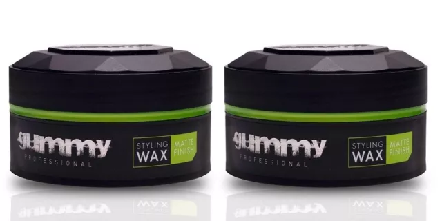 Fonex Gummy Styling Wax Matte Finish 150ml Haarwax Haarwachs Stylingwax 2 Stück