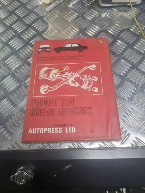 Peugeot 504 manual autopress repair manual