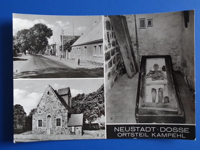 AK-DDR-Neustadt Dosse OT Kampehl  1976 -3 Ansichten  ungelaufen  top Zust.