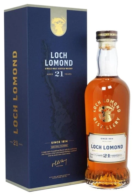 Loch Lomond 21 Year Old Single Malt Scotch Whisky 700ml Each