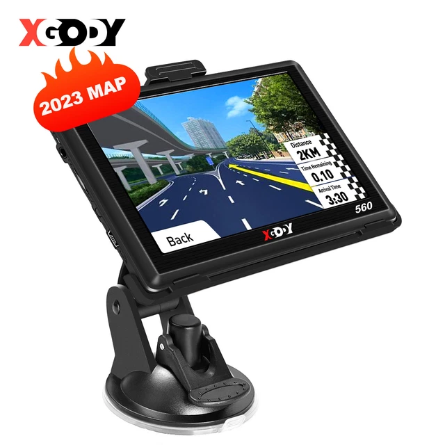 XGODY 5'' Car & Truck GPS Navigation Touch Screen Navigator Canada+Mexico+US