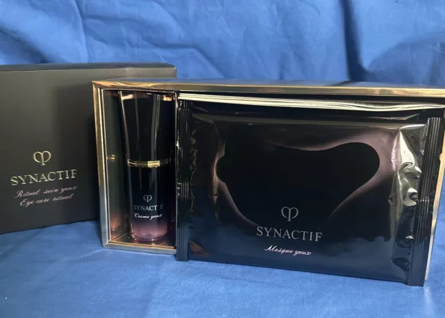 Cle De Peau Synactif Eye Care Ritual Set - Eye Cream & Eye Mask