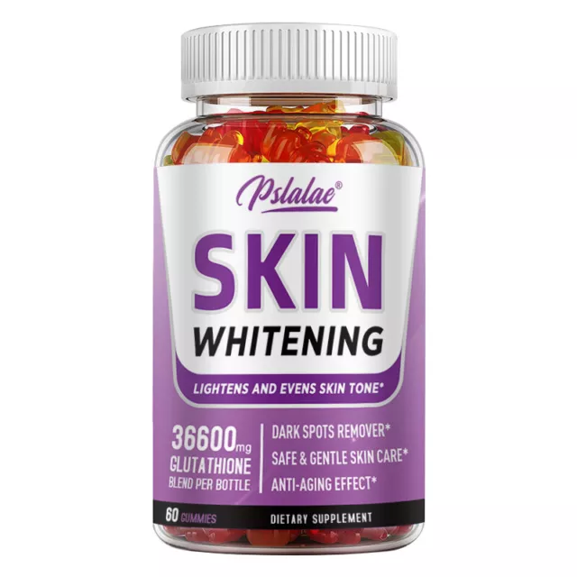 Skin Whitening Gummies - Natural Anti-Aging Supplements, Supports Liver Health