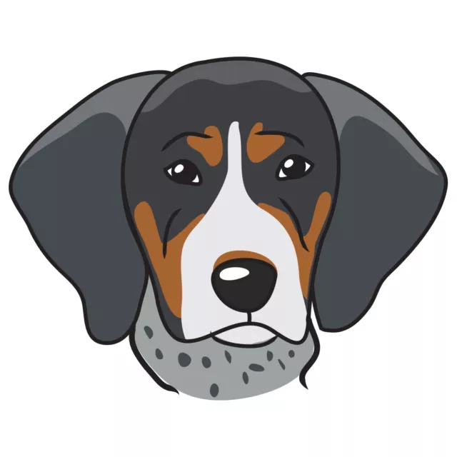 Bluetick Coonhound Dog Decal Dog Lover Decor Vinyl Sticker