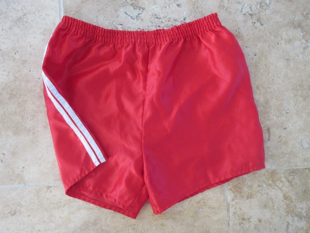 Short Vintage Kopa – Nylon Polyamide Années 70 – Noir Et Jaune – Fabriqué En France – Taille M