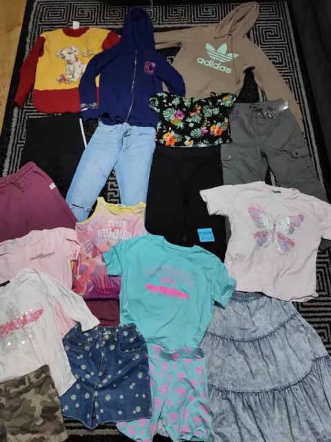 #869💜 Huge Bundle Of Girls Clothes 10-11years NEXT ADIDAS H&M SELECT PRIMARK