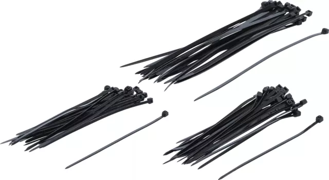 x50 Colliers de Serrage Nylon 4.5x350mm Serre-Câble Rizlan Blanc ou Noir