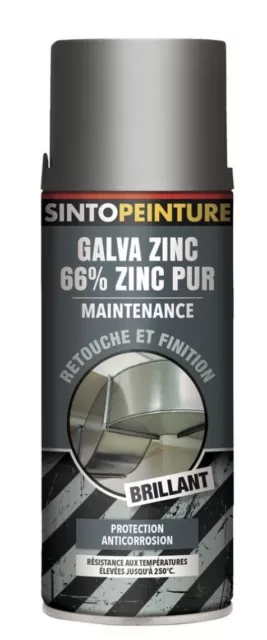 Spray Pintura Galva Zinc Puro 66% Sinto Mantenimiento 920400