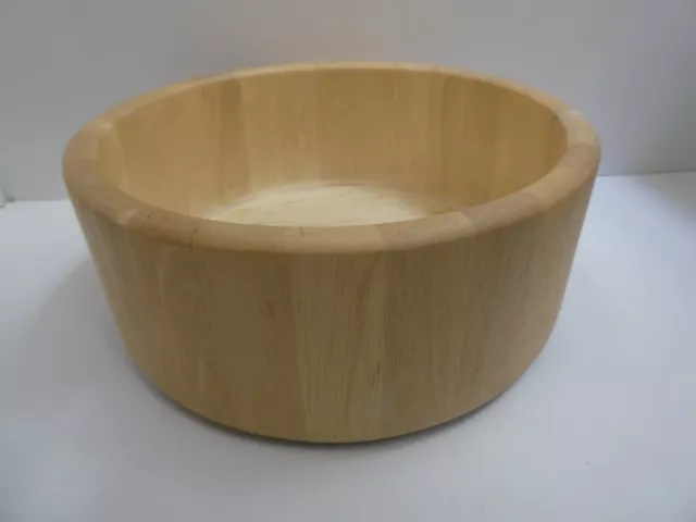 Vintage Sven Jensen Laminated Turned Timber Wooden Bowl  Mid Century Scandi