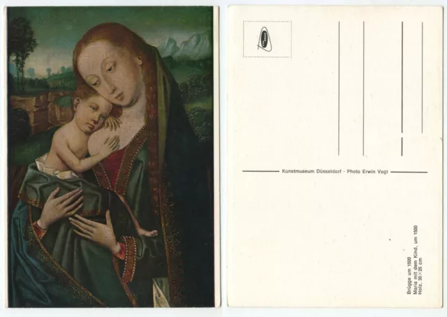 35341 - Mary with the child - Bruges, circa 1500 - old postcard