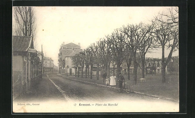 CPA Ermont, Place du Marché