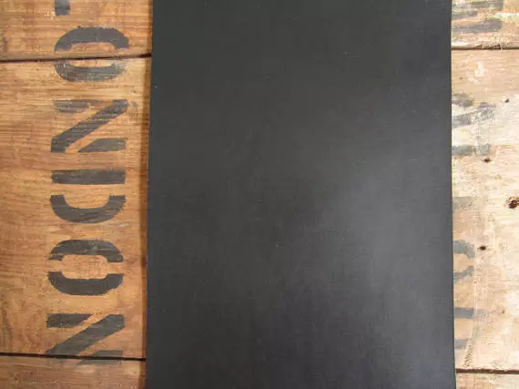 Black FULL GRAIN LEATHER COWHIDE PIECES 2-2.4mm thick VARIOUS SIZE leathercraft