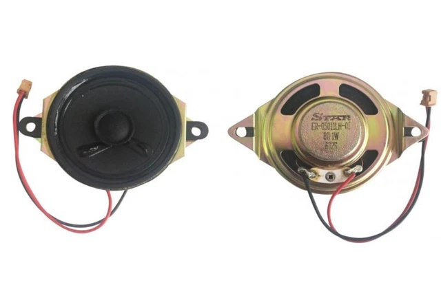 2 Haut-parleurs Internes 0.5W 8 Ohm - Diamètre 30mm - Pour Réparation électronique - Marque Uxcell