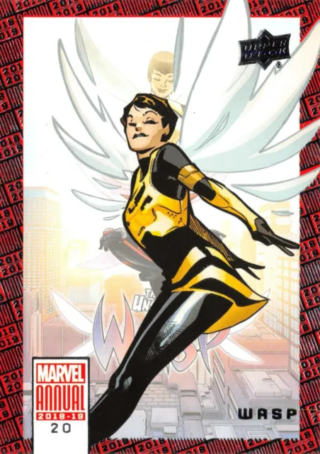 WASP / 2018-2019 MARVEL ANNUAL (Upper Deck 2019) BASE Trading Card #20