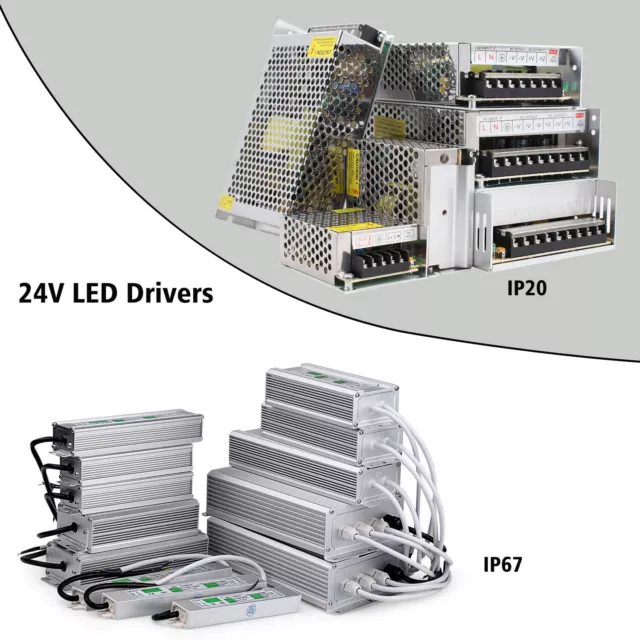 LED Driver Adattatore 240V Per 24V Dc Potenza Trasformatore Fornire Striscia