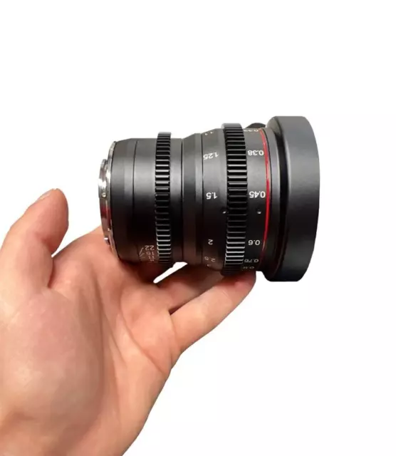 Meike 25mm T2.2 Manual Focus Mini Prime Low Distortion Cinema Lens Objektiv 3