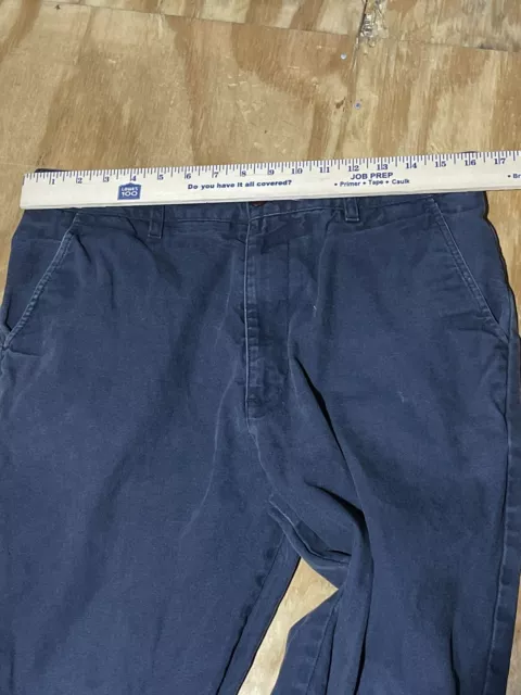 steven alan pant Men M Blue Cotton Zip @L1 3